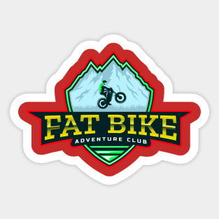 Fat Bike Adventure Club Sticker